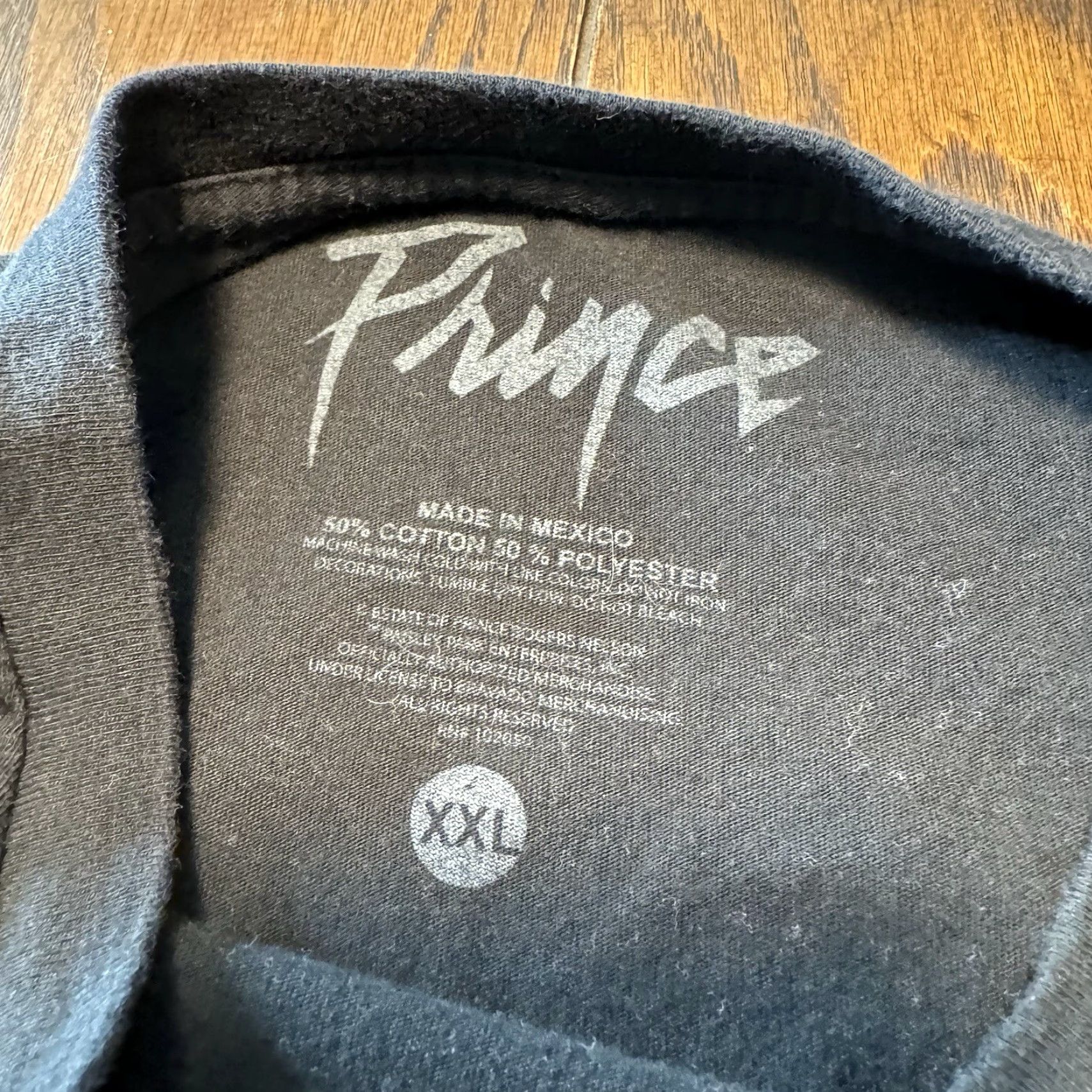 Prince Prince Purple Rain T Shirt Black Size XXL Mens Short Sleeve Crew Neck Cotton Knit Logo Graphic Print Unisex Adults Band Music 2XL Size US XXL / EU 58 / 5 - 3 Thumbnail