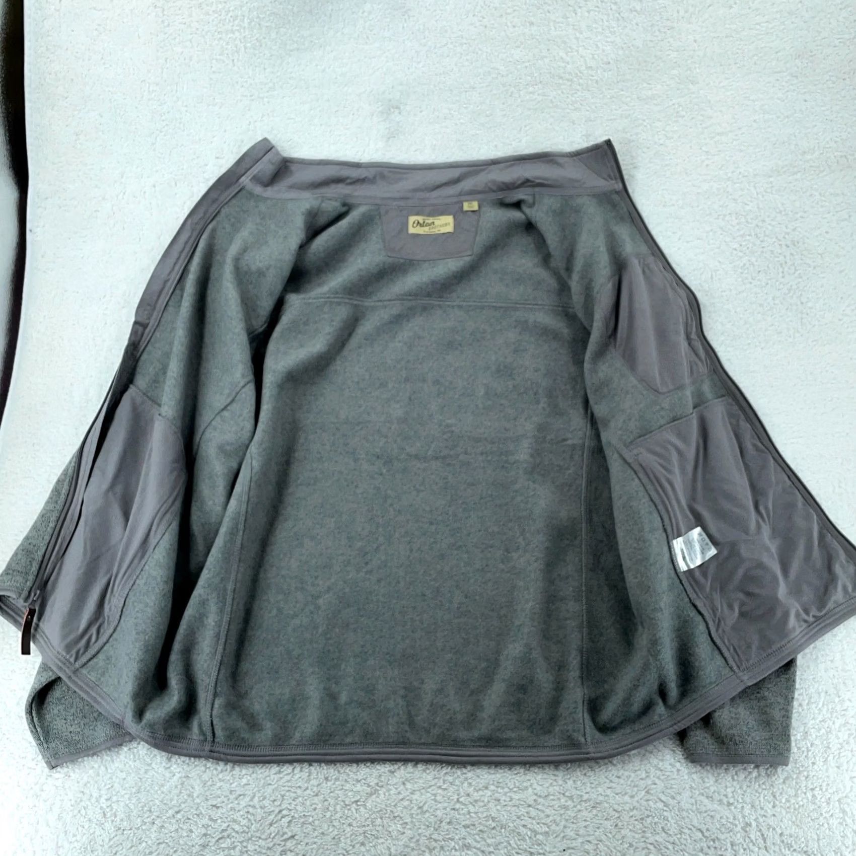 Vintage Orton Brothers Jacket Mens 2XL Gray Heather Fleece L/S Full Zip Shirt Jacket Mens 2XL Gray Size US XXL / EU 58 / 5 - 3 Thumbnail