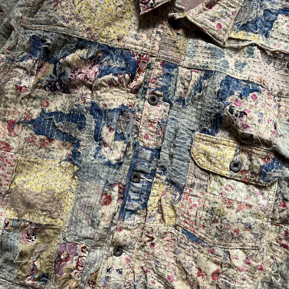 Kapital kapital kountry Champetre BORO 1st denim spring jacket stk Size US L / EU 52-54 / 3 - 3 Thumbnail
