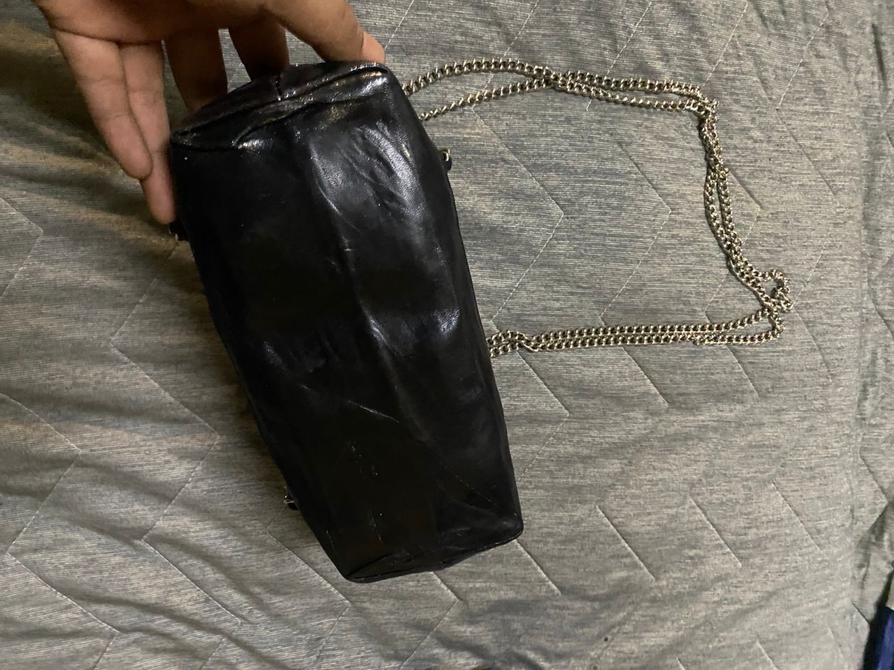 Japanese Brand × Tricot Comme des Garcons × Vintage Vintage tricot Comme des garçons chains shoulder bag Size ONE SIZE - 20 Thumbnail