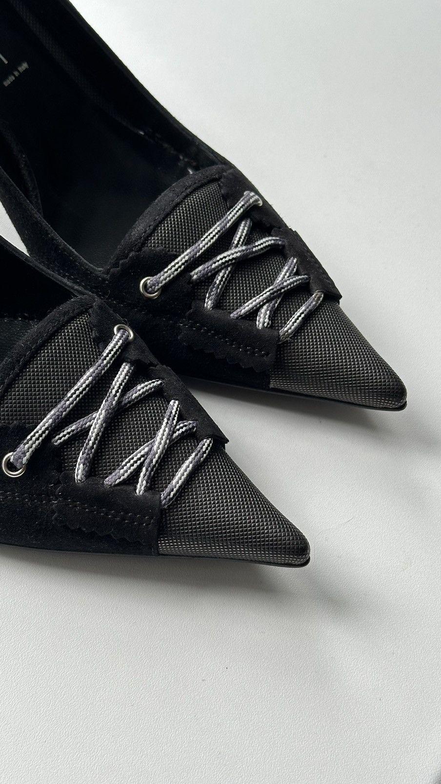 Casadei New Casadei Women Heels Black Suede Size 39 Made In Italy Size US 9.5 / IT 39.5 - 7 Thumbnail