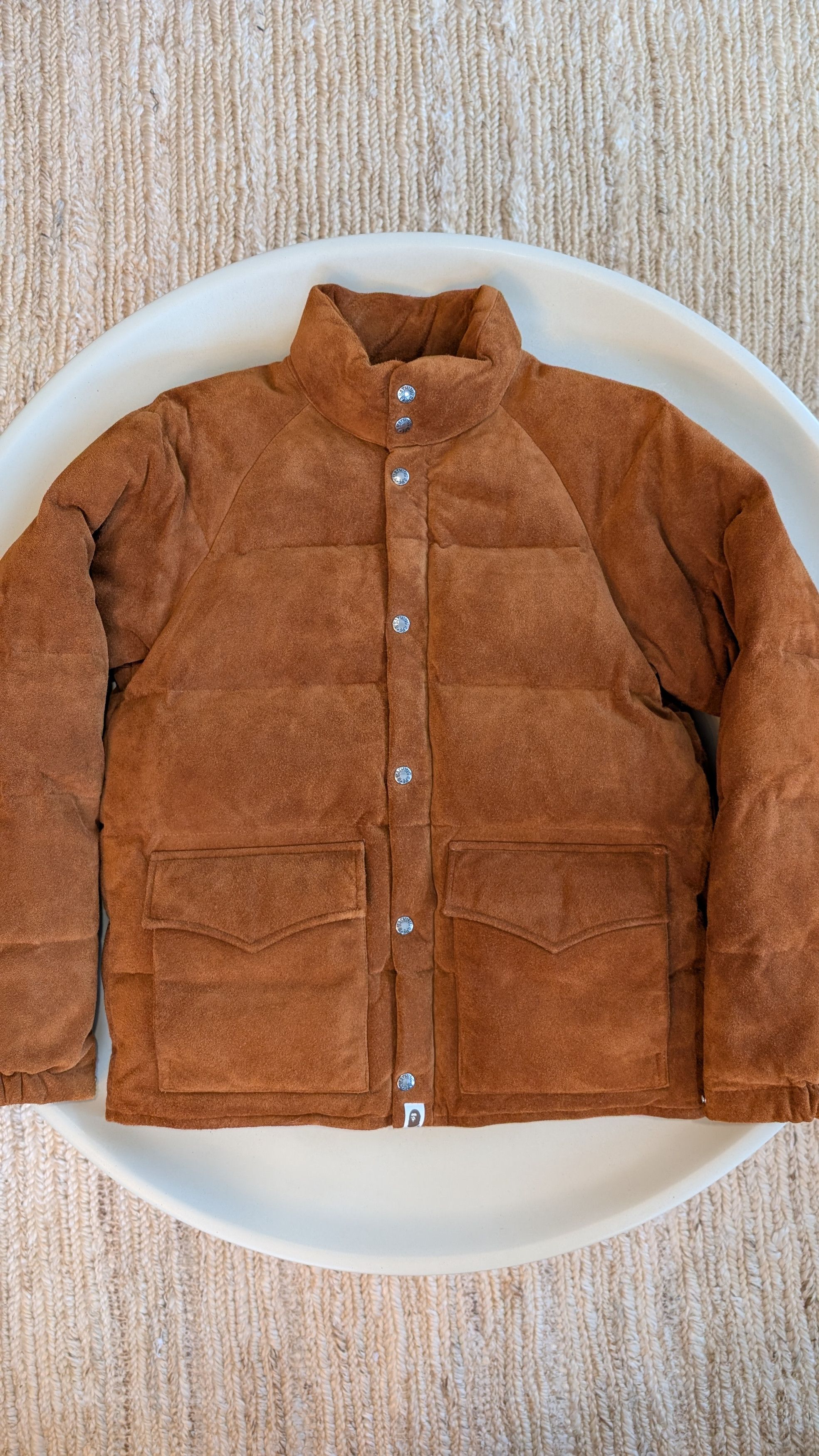 Bape RARE Bape Suede Down Jacket [FINAL DROP] Size US M / EU 48-50 / 2 - 1 Thumbnail