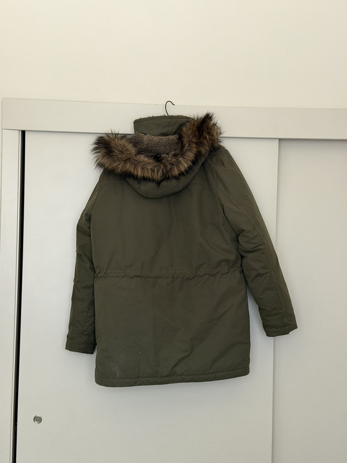 Abercrombie & Fitch Abercrombie & Fitch Olive Parka Jacket (Down Insulated) Size US M / EU 48-50 / 2 - 2 Thumbnail
