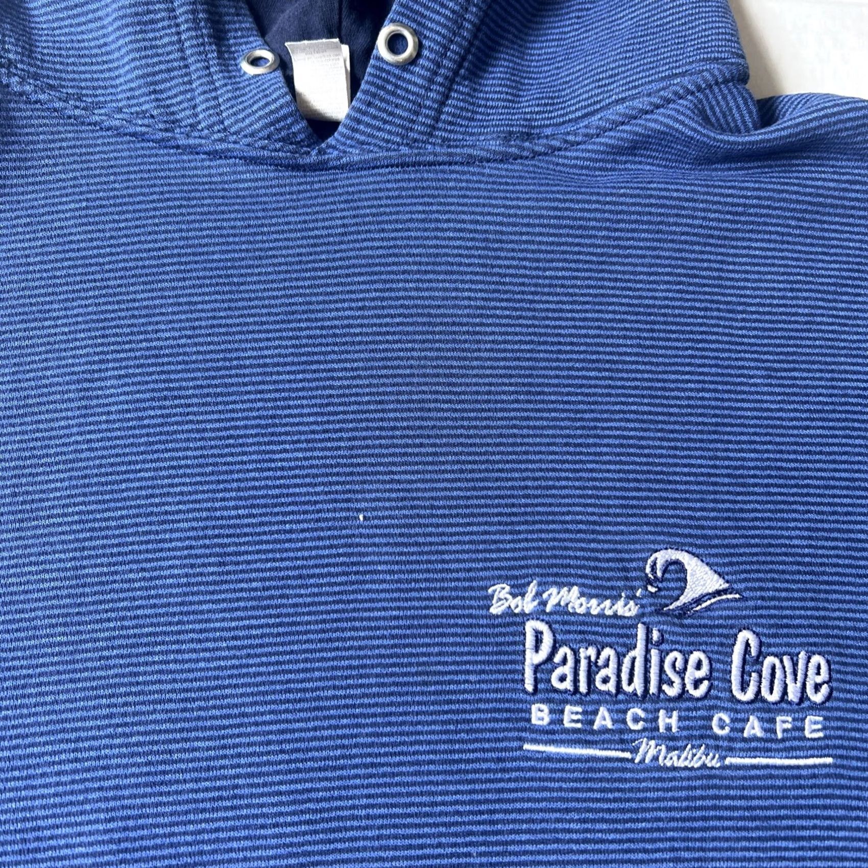 Fruit Of The Loom VINTAGE Bob Morris’s Paradise Cove Beach Cafe Malibu Crew 1998-2018 Hoodie Medium Vtg. Size US M / EU 48-50 / 2 - 6 Thumbnail