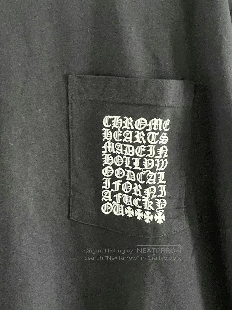 Chrome Hearts CHROME HEARTS Size L Black back Croce heart logo element sh Size US L / EU 52-54 / 3 - 4 Thumbnail