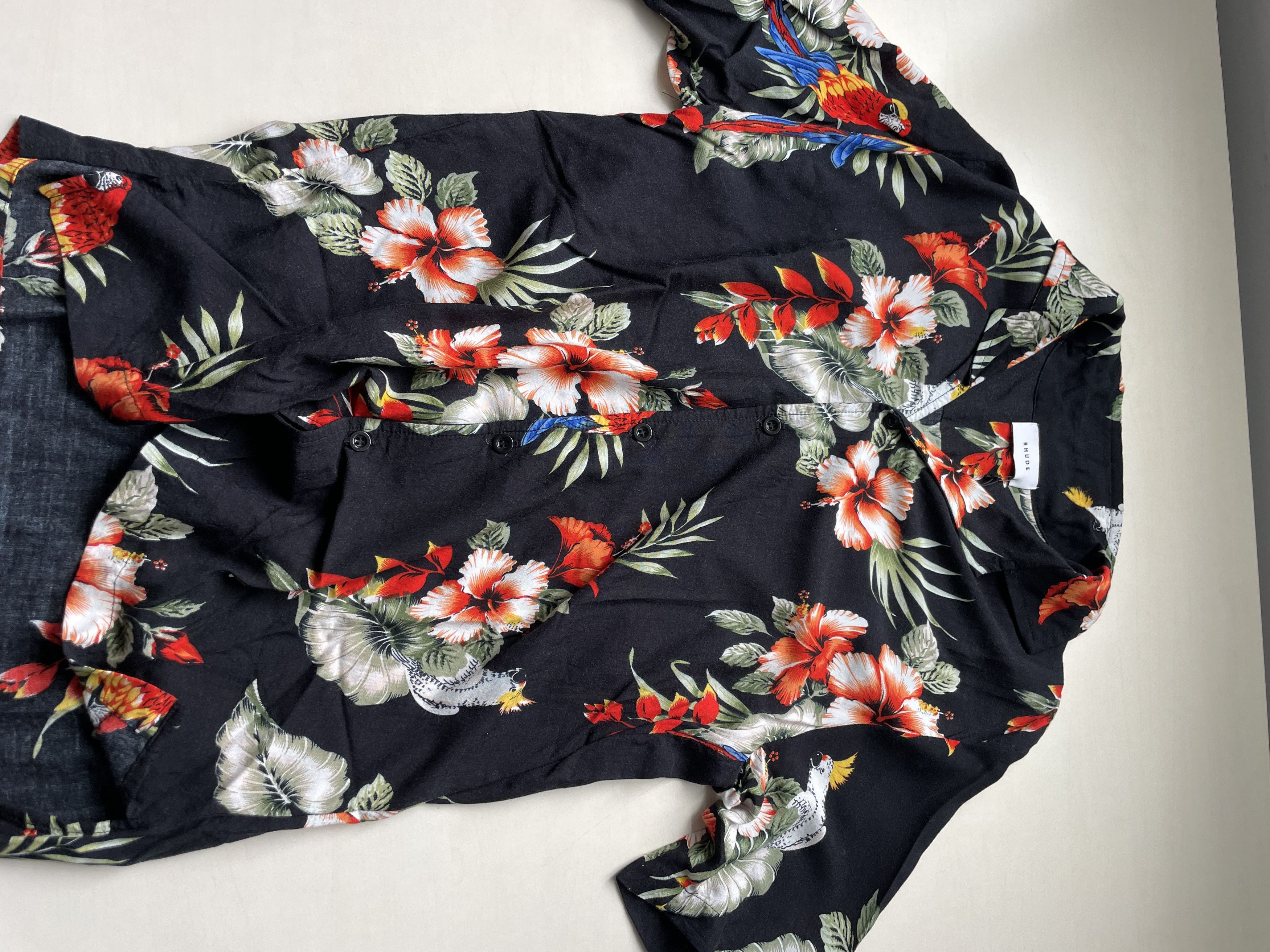 Rhude Rhude Falling For You Floral Short Sleeve T-Shirt Tee Size US S / EU 44-46 / 1 - 4 Thumbnail