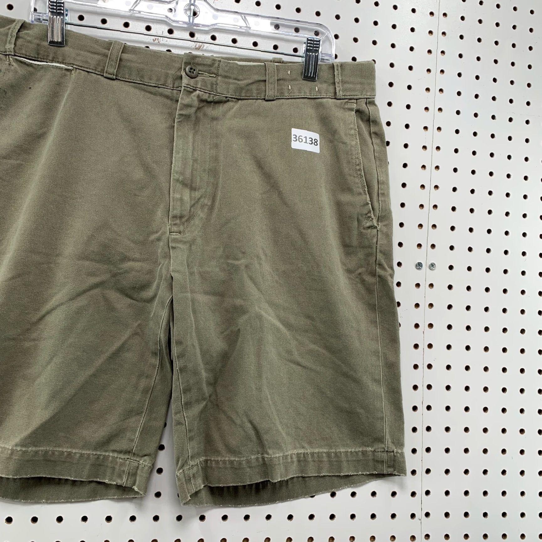 Polo Ralph Lauren Polo Ralph Lauren Chino Shorts Mens 34x9 Gray Preppy Casual Chino Shorts Casual Vintage 90s Mens Vintage Polo Ralph Lauren Size US S / EU 44-46 / 1 - 3 Thumbnail