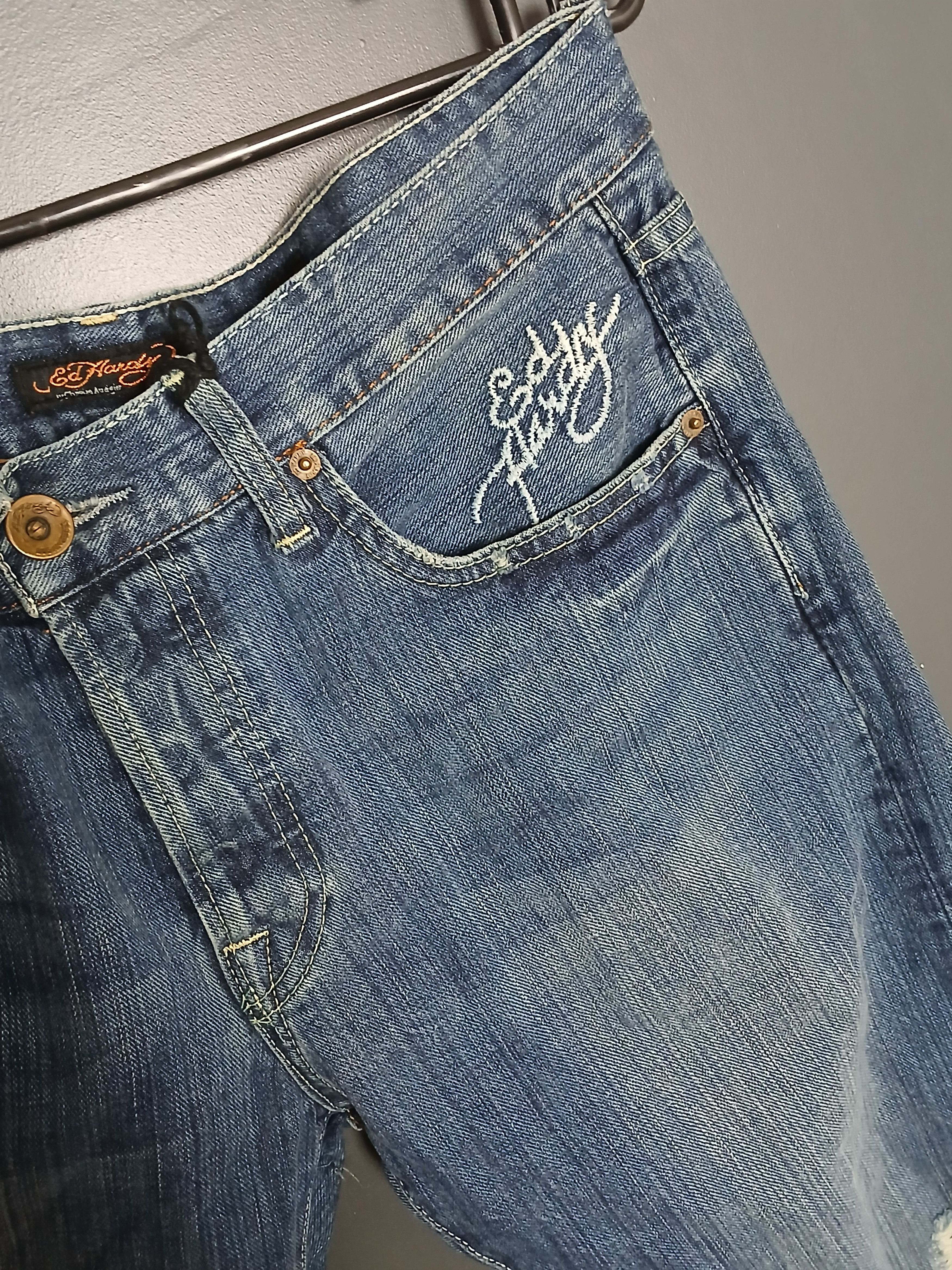 Christian Audigier × Ed Hardy New Ed Hardy Christian Audigier Jeans Pants Size US 34 / EU 50 - 4 Thumbnail