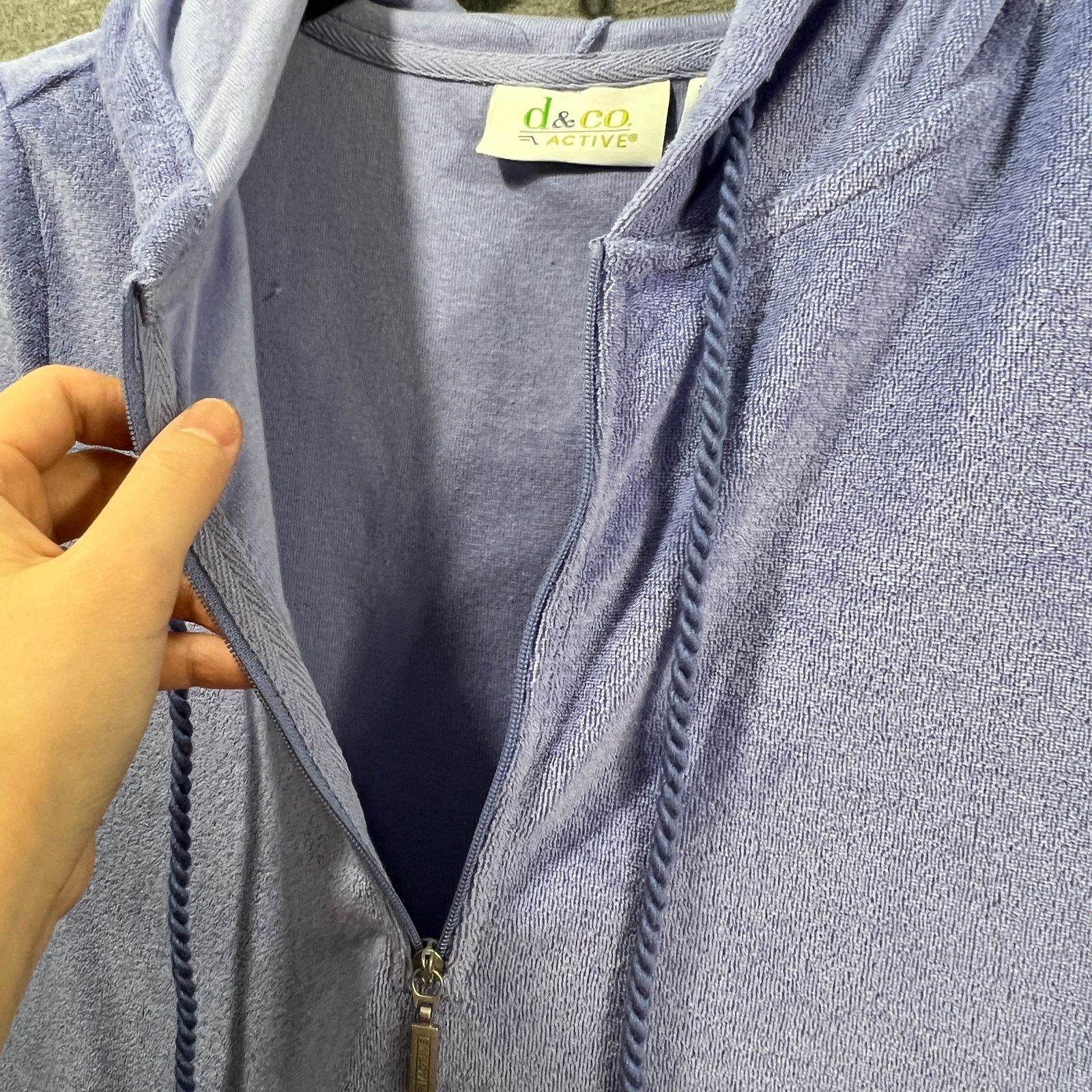 Other Denim & Co. Active Knit Terry Half Zip Top w Jogger Pants Size XS / US 0-2 / IT 36-38 - 8 Thumbnail