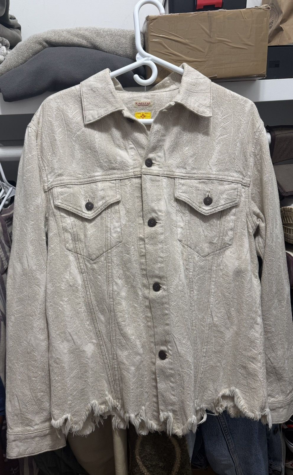 Kapital Kapital 12 oz feather denim jacket Size US L / EU 52-54 / 3 - 1 Thumbnail