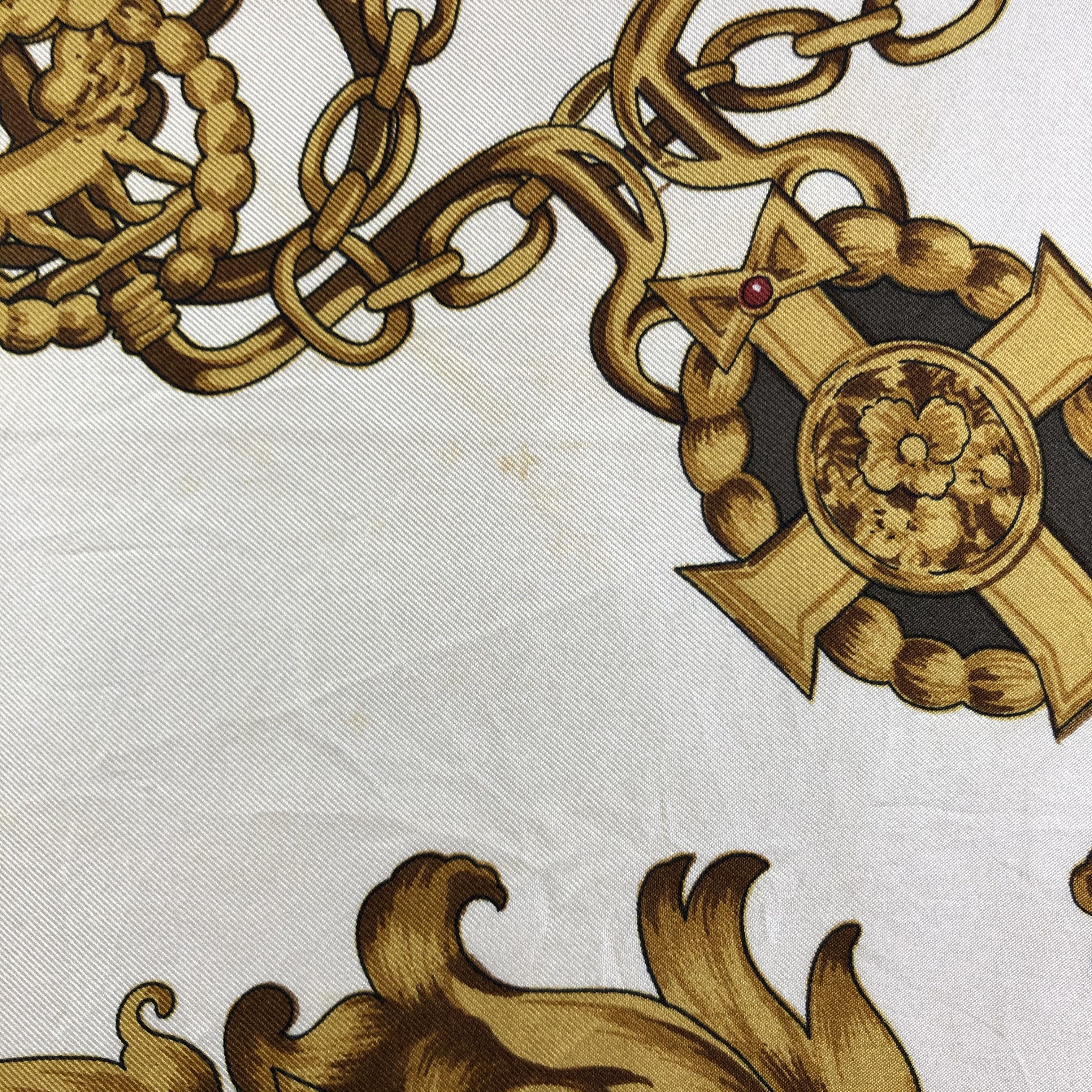 Lancel × Vintage Vintage Lancel Silk Scarf Size ONE SIZE - 8 Thumbnail