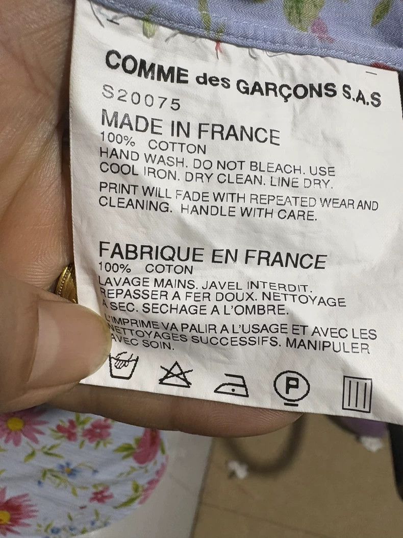 Comme des Garcons Comme Des Garcons Floral short-sleeved shirt Size US M / EU 48-50 / 2 - 4 Thumbnail