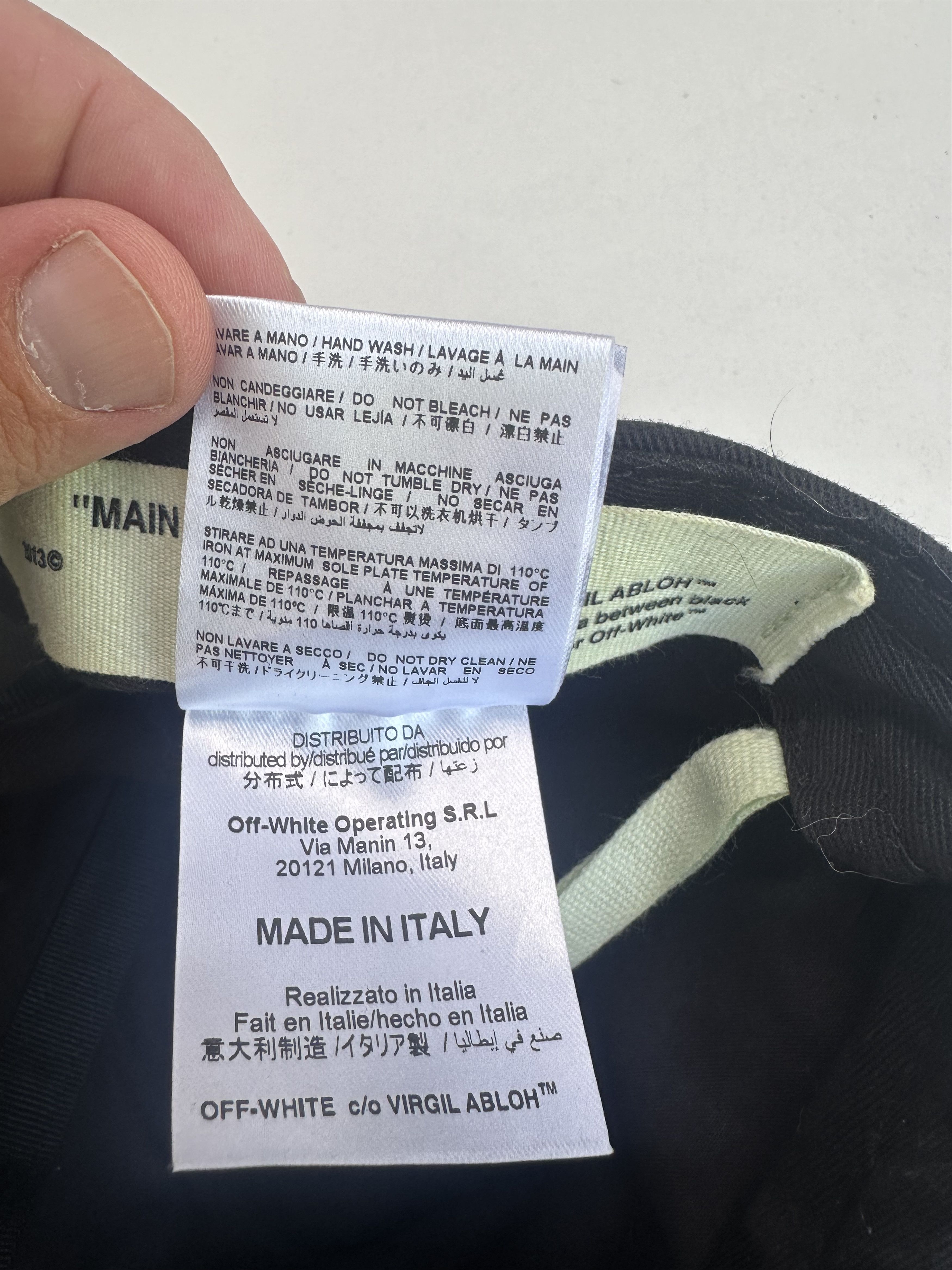 Off-White Off-White cap Pirelli inspired Size ONE SIZE - 7 Thumbnail