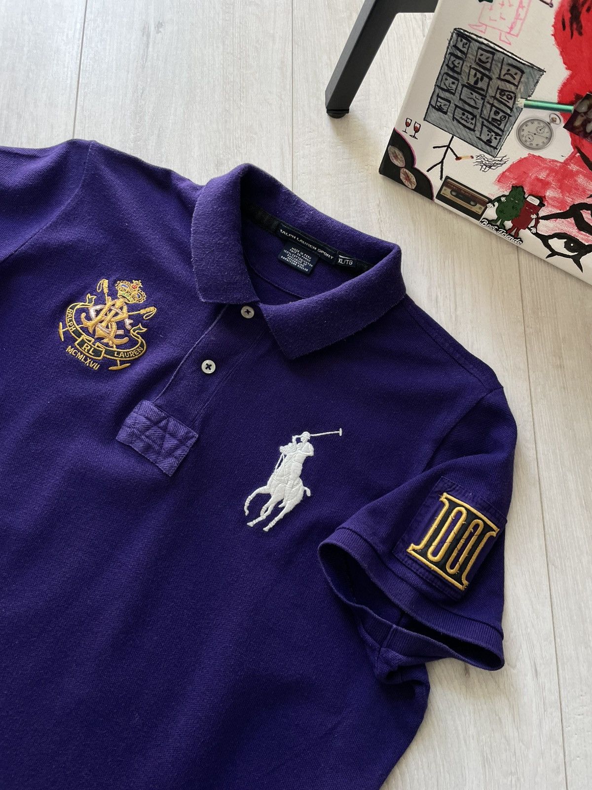 Polo Ralph Lauren Vintage 00’s Polo Ralph Lauren Y2K Polos Shirt RARE Size XL / US 12-14 / IT 48-50 - 2 Thumbnail