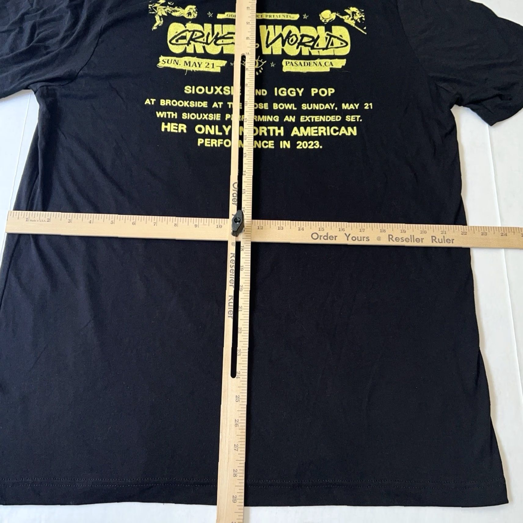 Vintage Rare Goldenvoice Cruel World 2023 Siouxsie w/o Banshees w Iggy Pop Shirt XL NWOT Size US XL / EU 56 / 4 - 6 Thumbnail
