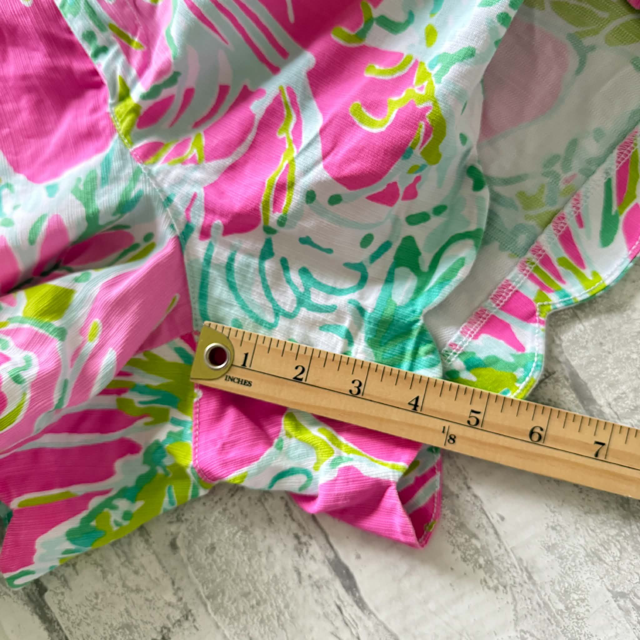 Lilly Pulitzer Lilly Pulitzer Buttercup Shorts Pink Floral Scalloped Hem Size 38" / US 16 / IT 52 - 5 Thumbnail