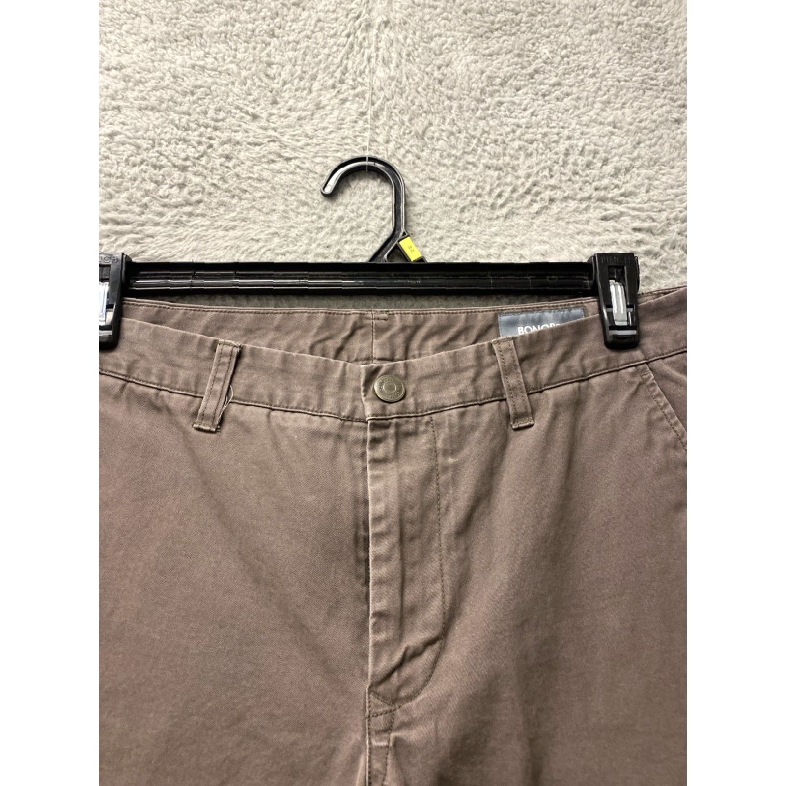Bonobos BONOBOS Chino Pants Taper Men’s 33x32 Brown /0024 Size US 33 - 2 Thumbnail