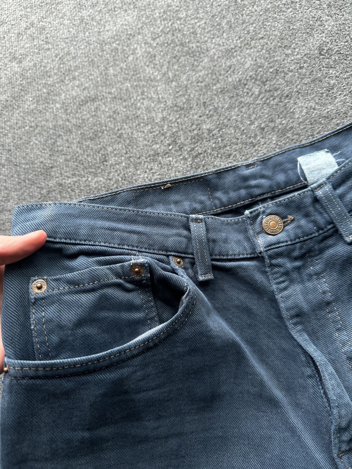 Levi's MADE IN USA 🚨 LEVI’S 550 RARE WASHED DENIM JEANS VNTG Size US 32 / EU 48 - 8 Thumbnail