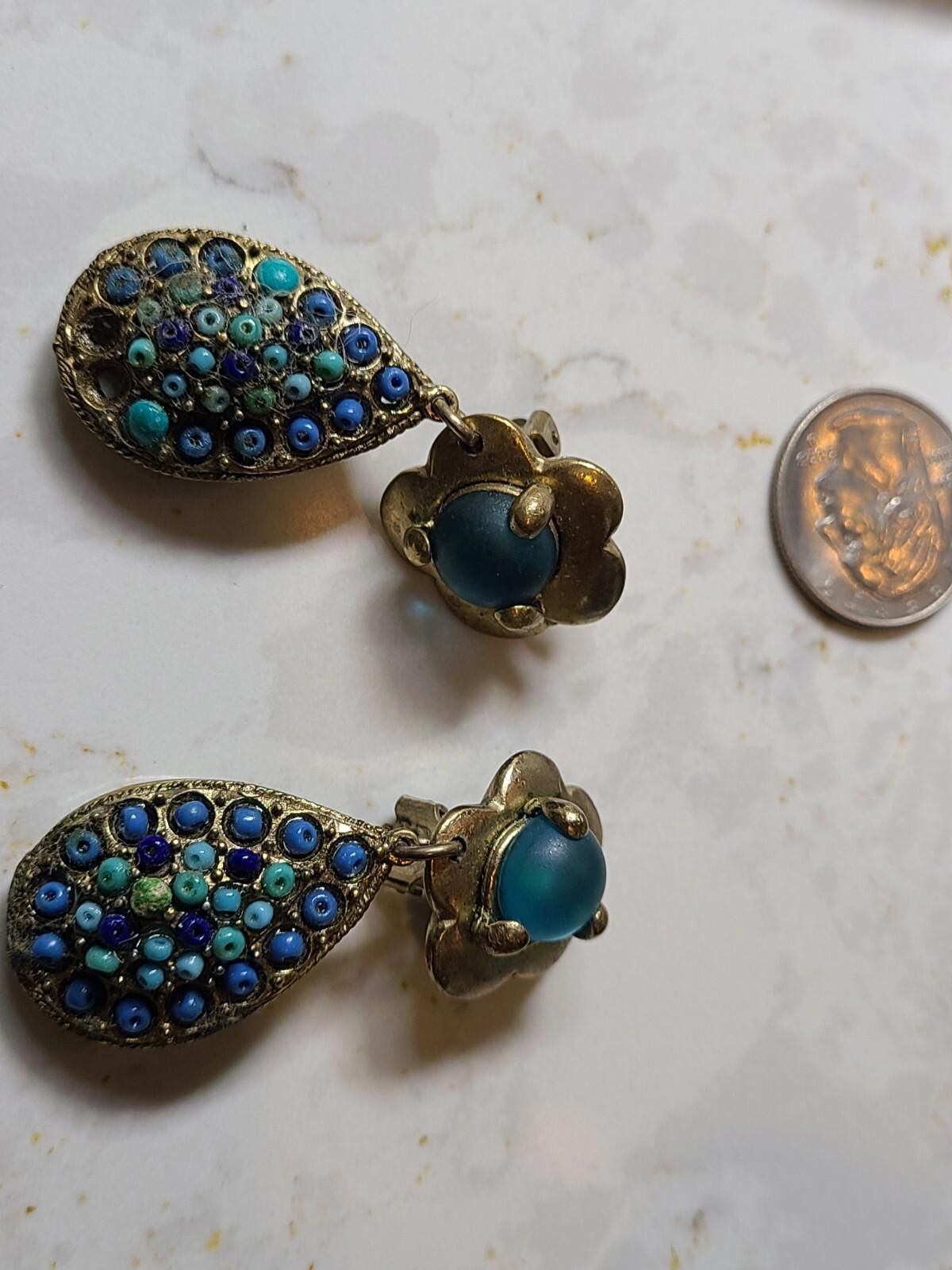 GAS Gas Bijoix St Tropez Vintage Designer Statement Earrings Size ONE SIZE - 1 Thumbnail