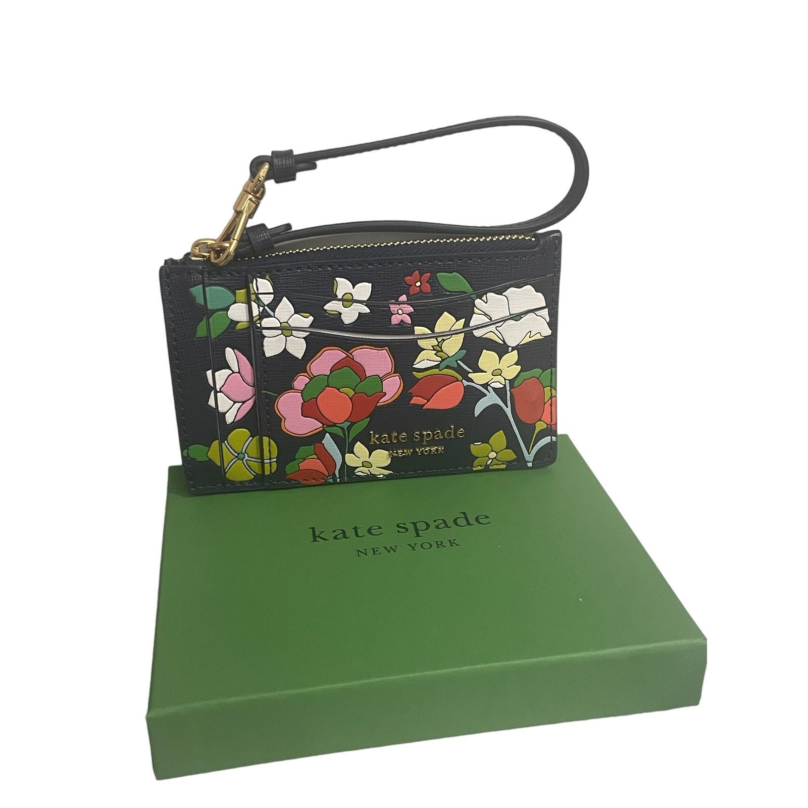 Kate Spade Kate Spade Morgan Flower Bed Embossed Card Case Wristlet Size ONE SIZE - 1 Thumbnail
