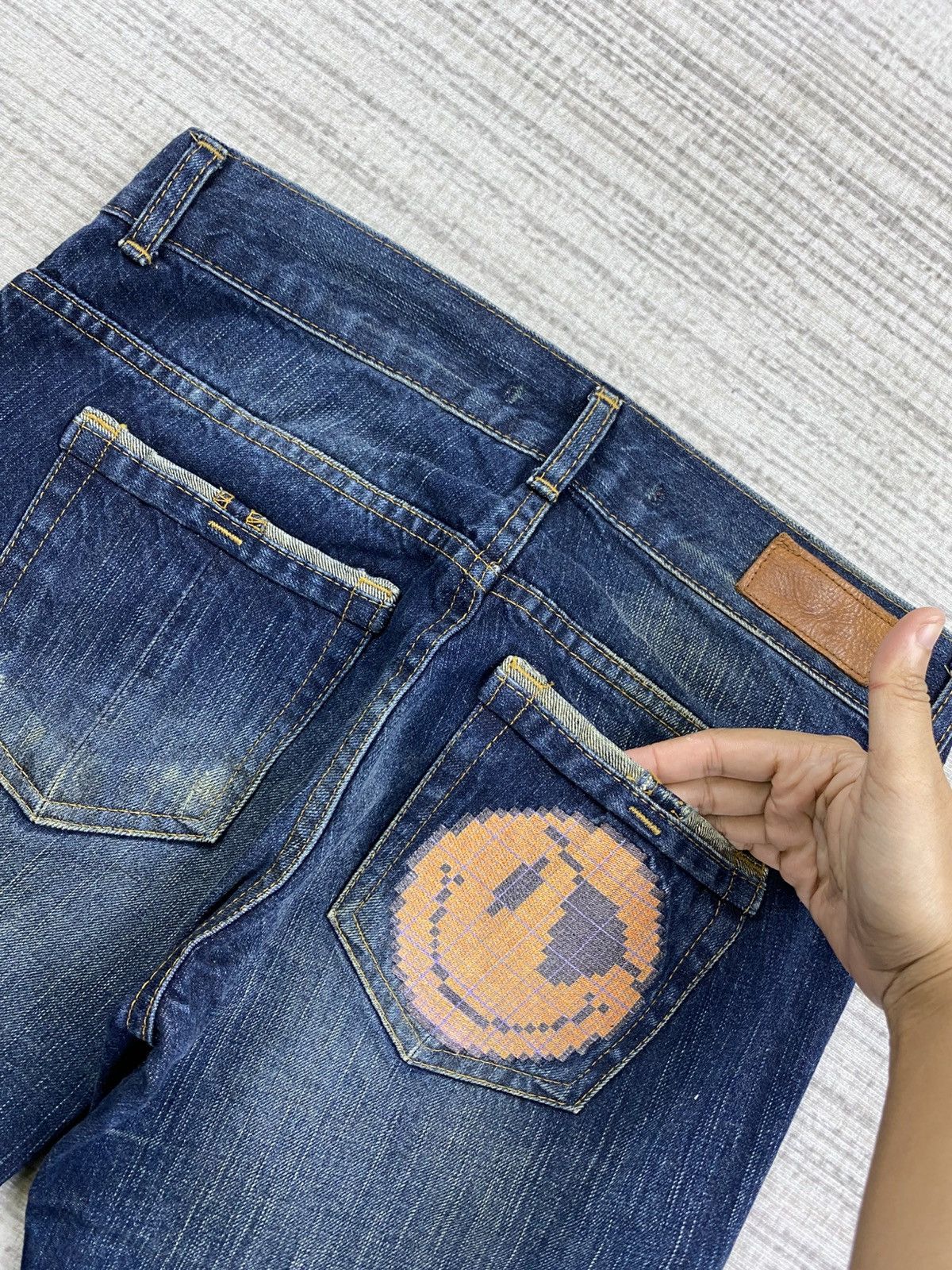 Beauty Beast × Hysteric Glamour × Vintage Vintage Flared Smile Japan Special Design Denim Pants Size US 28 / EU 44 - 11 Thumbnail