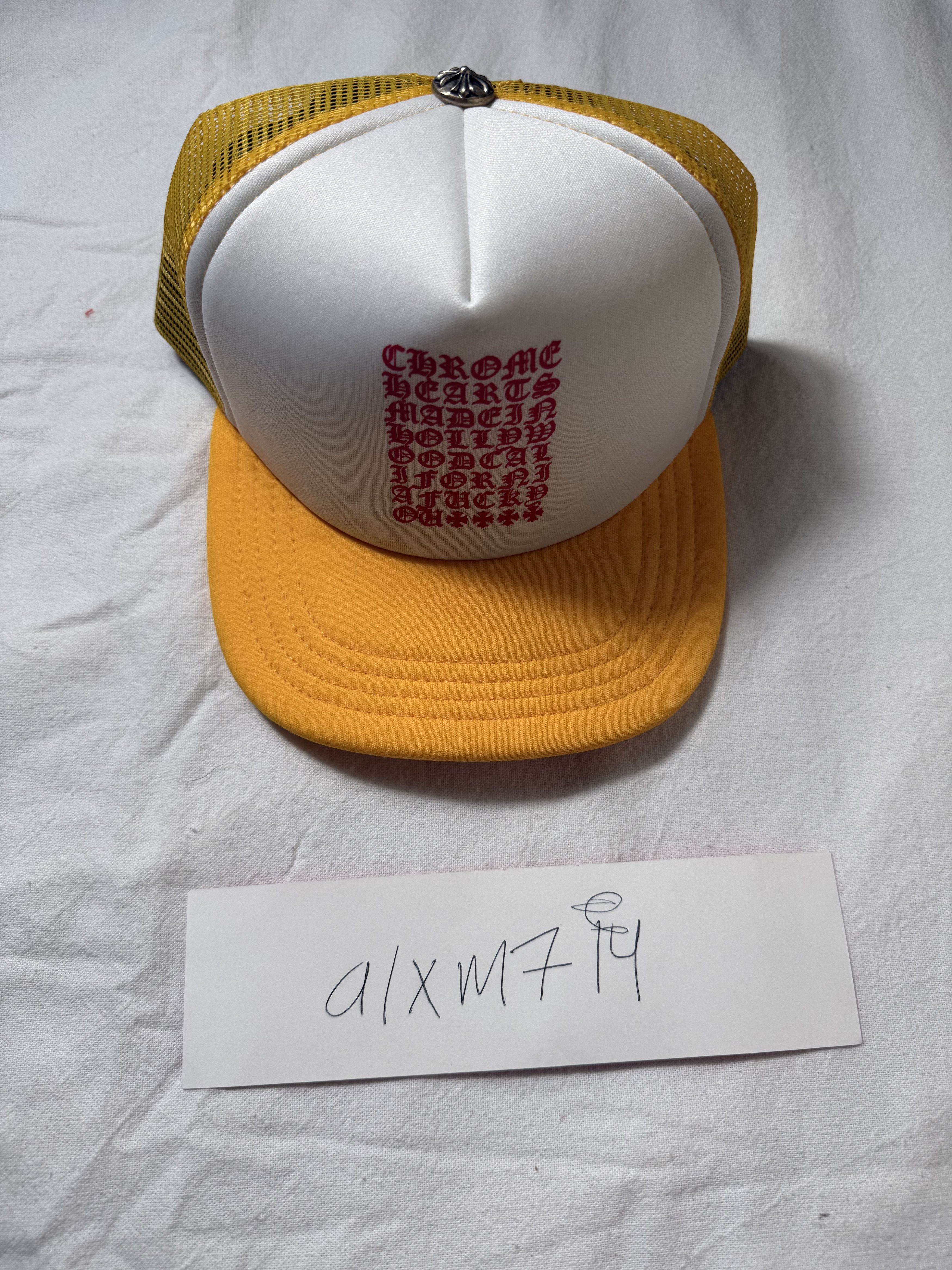 Chrome Hearts Hat Black Yellow | Grailed