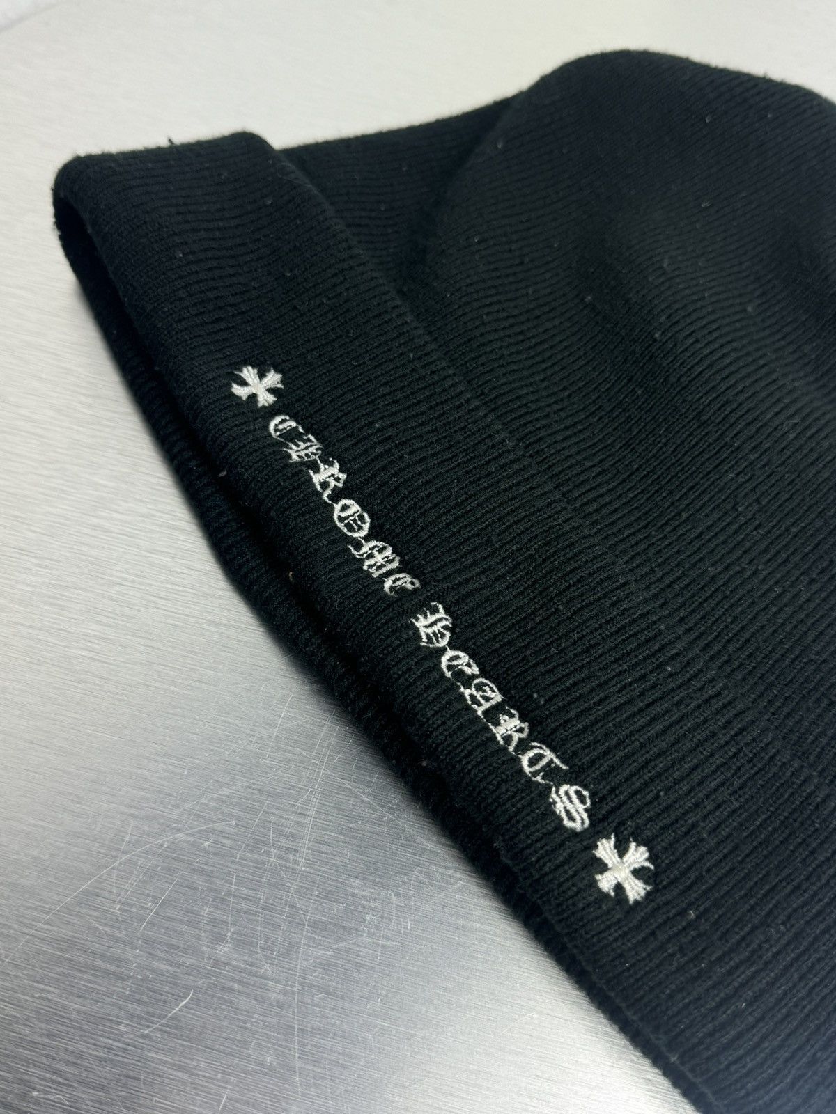 Chrome Hearts Chrome Hearts Matty Boy Chomper Black Beanie Size ONE SIZE - 3 Thumbnail