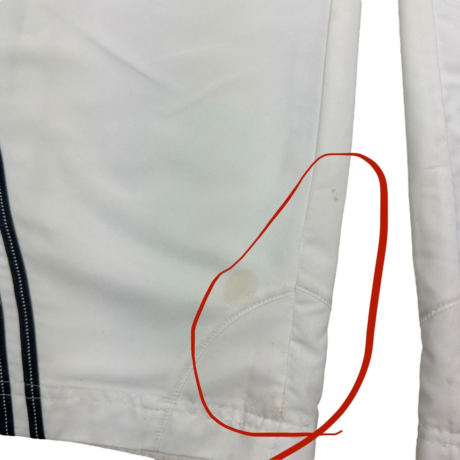 Adidas Adidas Women White Black Mesh Lined Straight Leg Hiking Pant Size 30" / US 8 / IT 44 - 7 Thumbnail