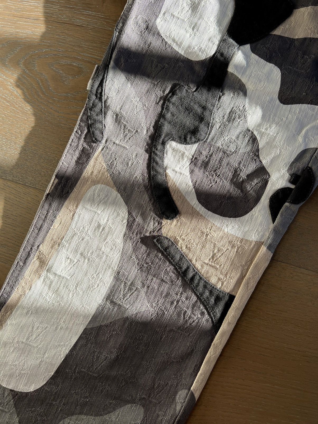 Louis Vuitton Patchwork Portrait Denim Pants