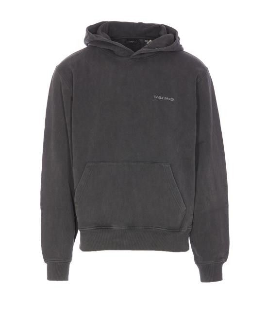 パーカー・フーディ DAILY PAPER Men Hoodies 2511068 WASHED BLACK Black 2511068 PAPER DAILY WASHED Black BLACK Men パーカー・フーディ Hoodies