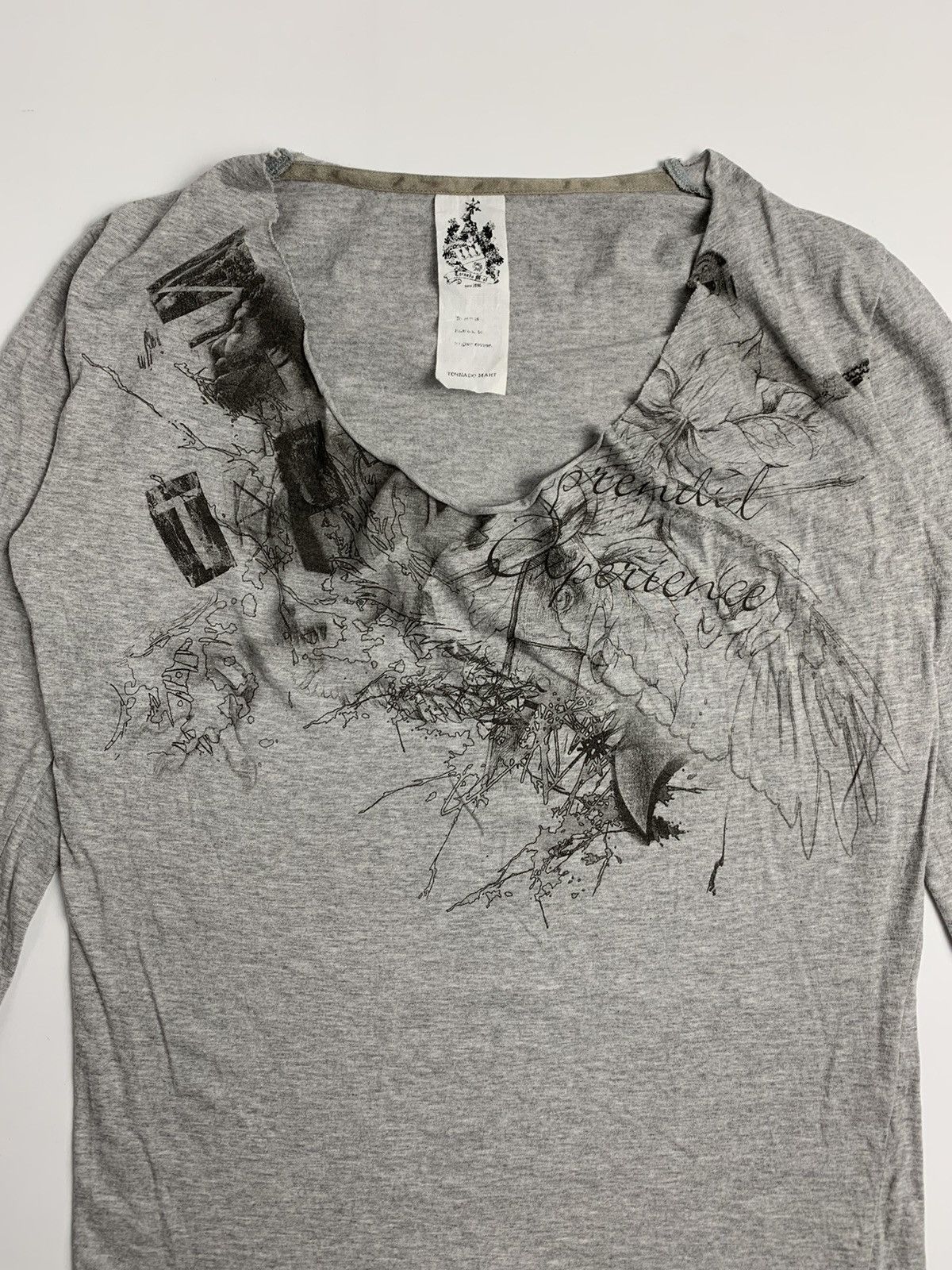 Tornado Mart Y2k TORNADO MART Longsleeve Neckless With Iconic Graphic Size M / US 6-8 / IT 42-44 - 2 Thumbnail