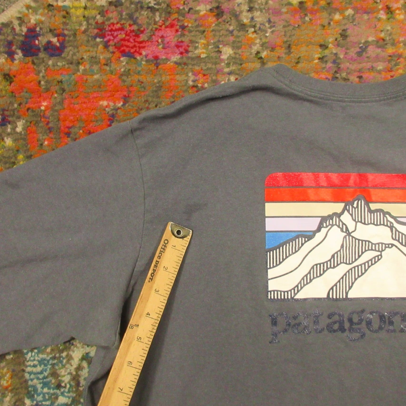 Patagonia Patagonia T-Shirt Mens Gray Short Sleeve Pocket Logo Lightweight Breathable Regular Fit Crew Neck Shirt Size US L / EU 52-54 / 3 - 7 Thumbnail