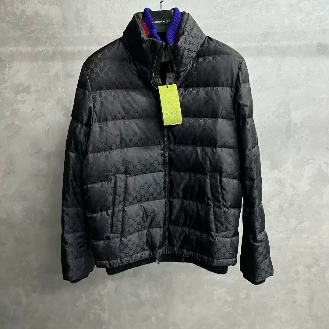 Gucci gucci black double G print zip-up jacket Size US L / EU 52-54 / 3 - 1 Thumbnail