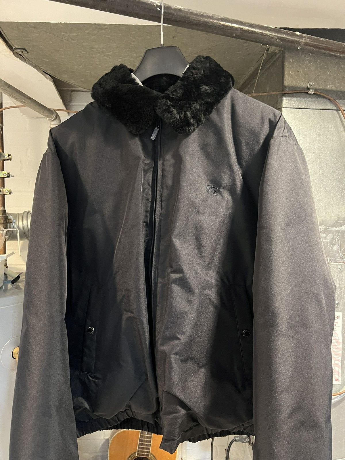 Burberry × Supreme Supreme Burberry Shearling collar down puffer jacket Size US L / EU 52-54 / 3 - 1 Thumbnail