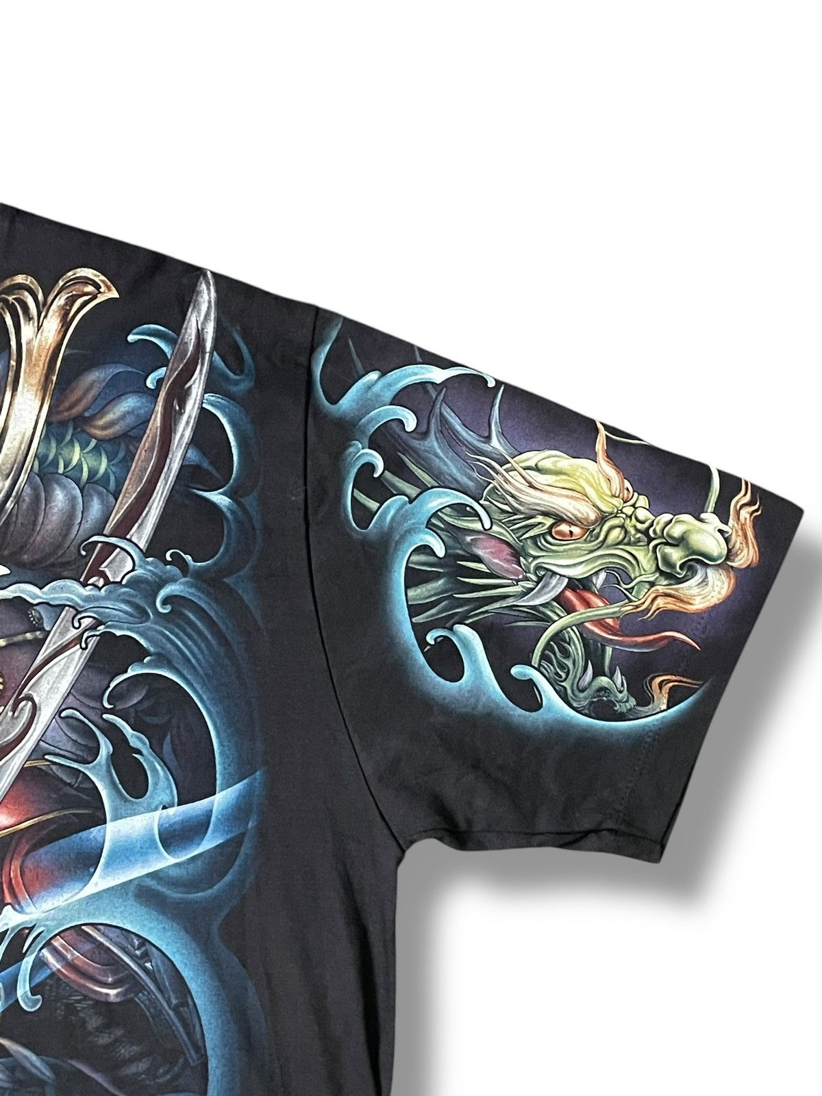 Designer × Japanese Brand × Vintage Caballo x Samurai Over Print Men’s Tshirt (35) Size US XL / EU 56 / 4 - 4 Thumbnail
