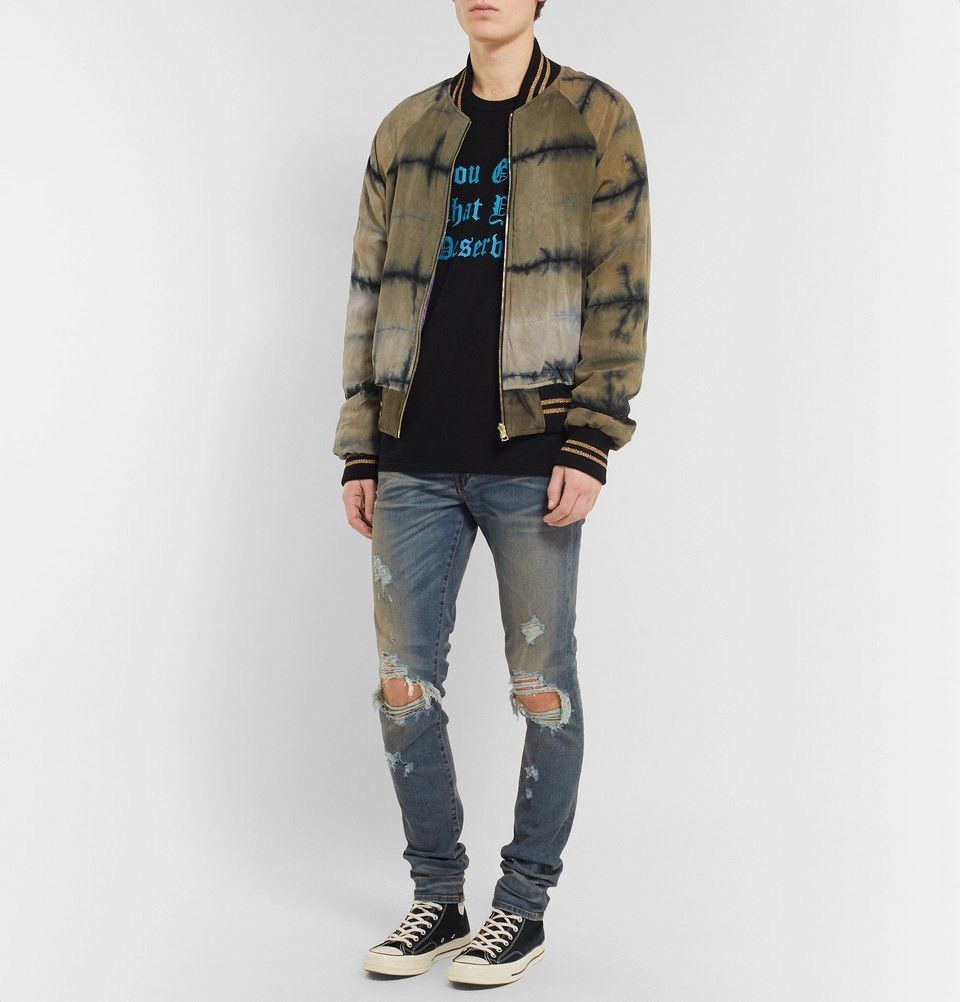 Amiri AMIRI Distressed Skinny Jeans - Mens US 29 Size US 29 - 15 Thumbnail