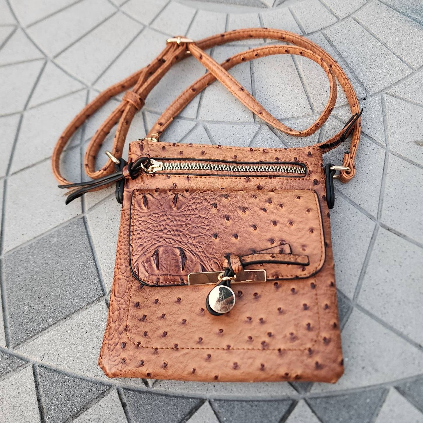 Designer Emperia Los Angeles Vegan Leather Crossbody Bag Size ONE SIZE - 1 Thumbnail