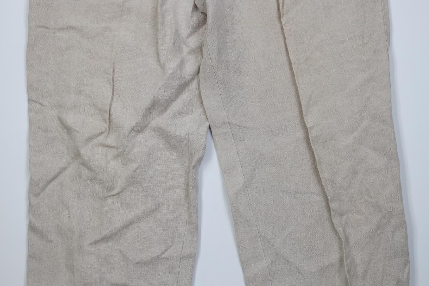 Banana Republic Vintage 90s Banana Republic Safari Linen Wide Leg Pants Size US 36 / EU 52 - 3 Thumbnail