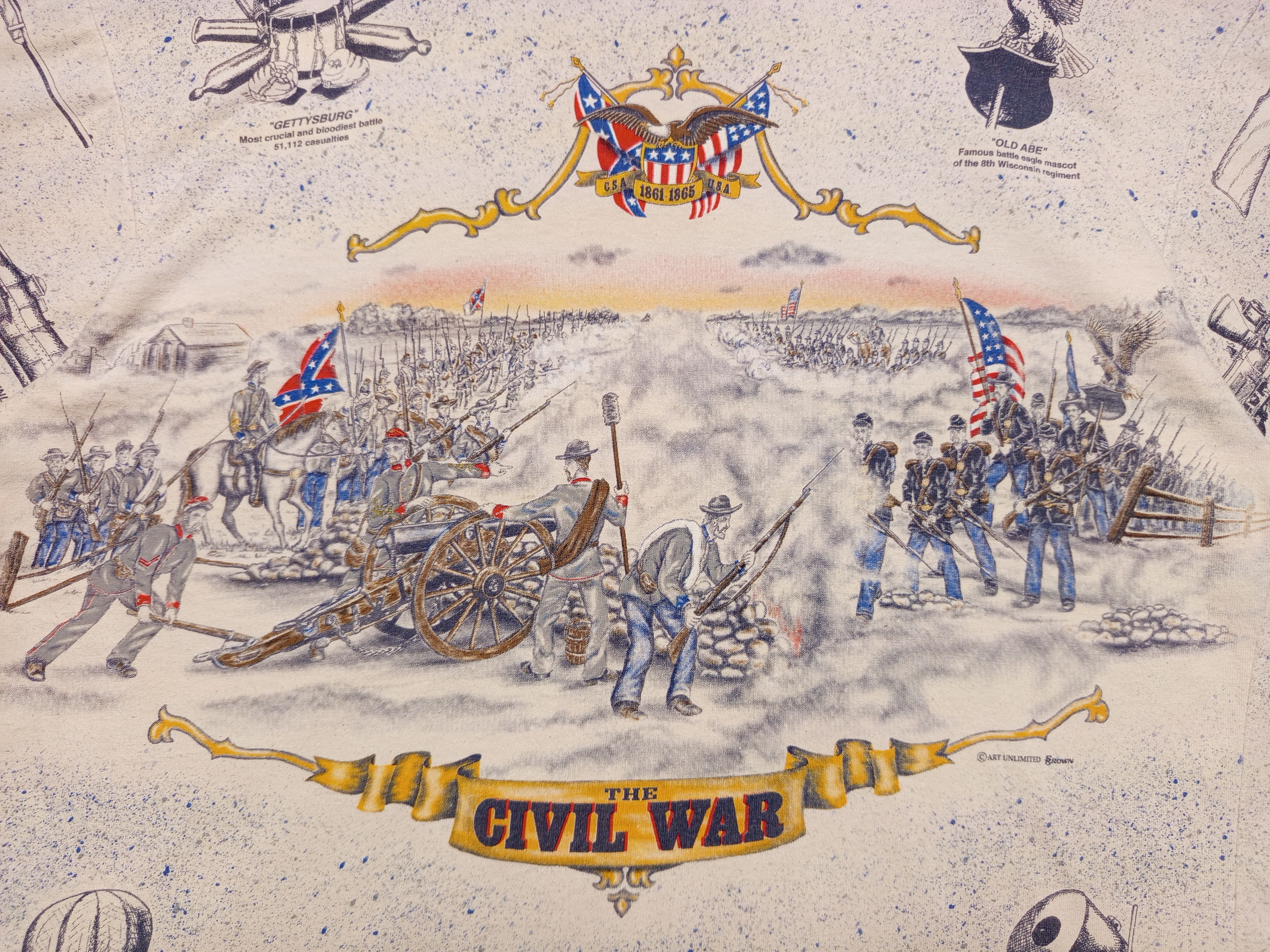 Other Vintage AOP The Civil War Size US L / EU 52-54 / 3 - 1 Thumbnail