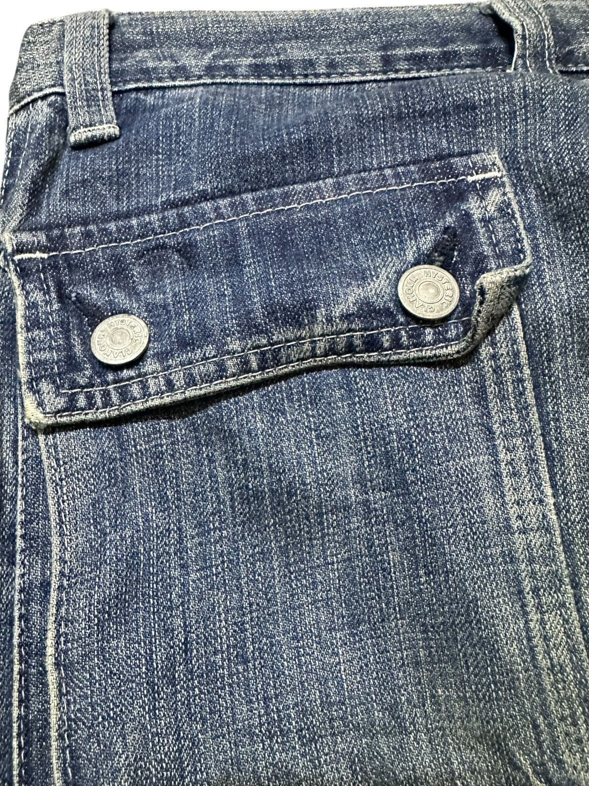 Hysteric Glamour Vintage Hysteric Glamour Kinky Double Knee Distressed Denim Size US 27 - 7 Thumbnail