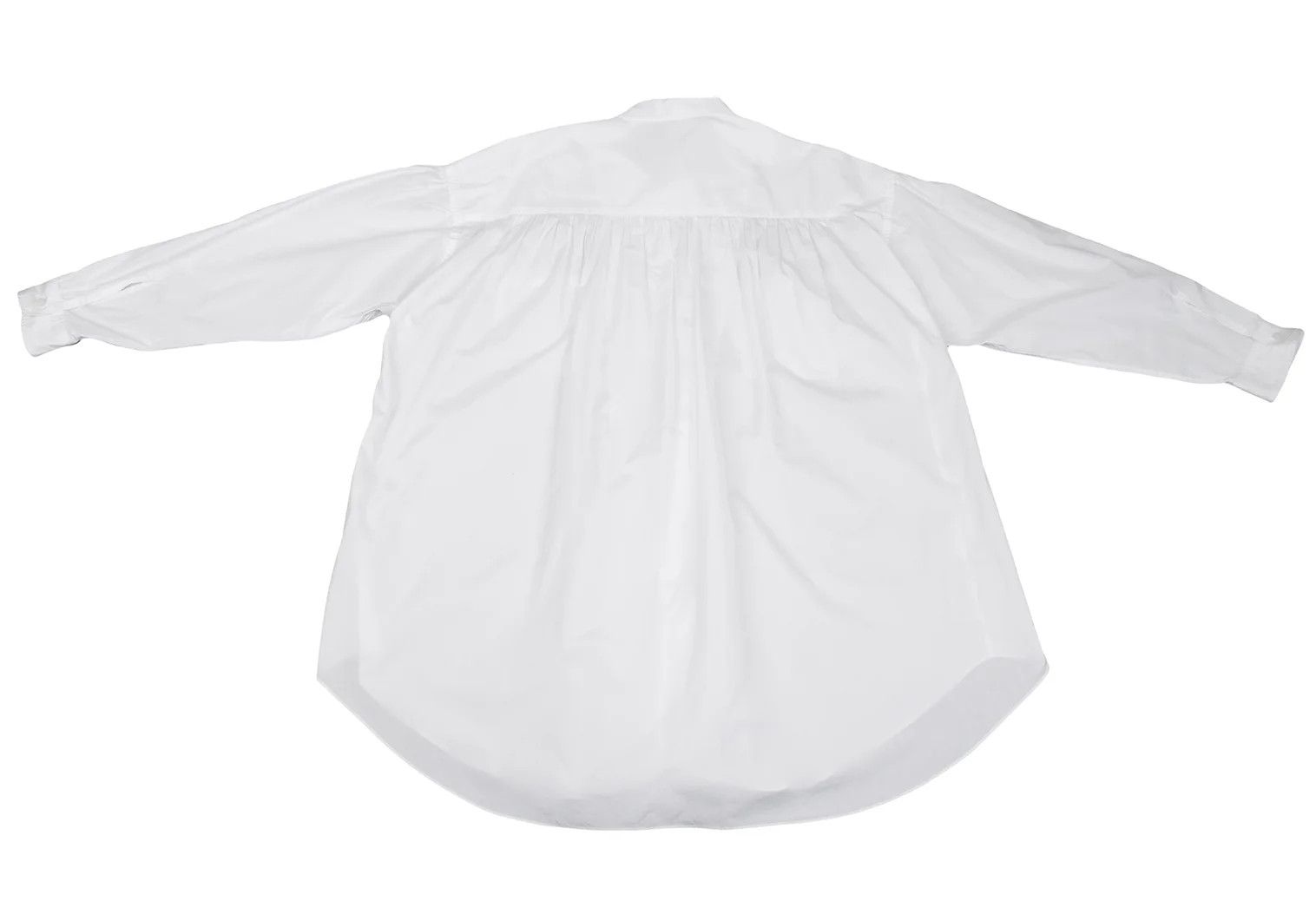 Yohji Yamamoto Yohji Yamamoto Gathered Design Cotton Shirt Size US M / EU 48-50 / 2 - 11 Thumbnail