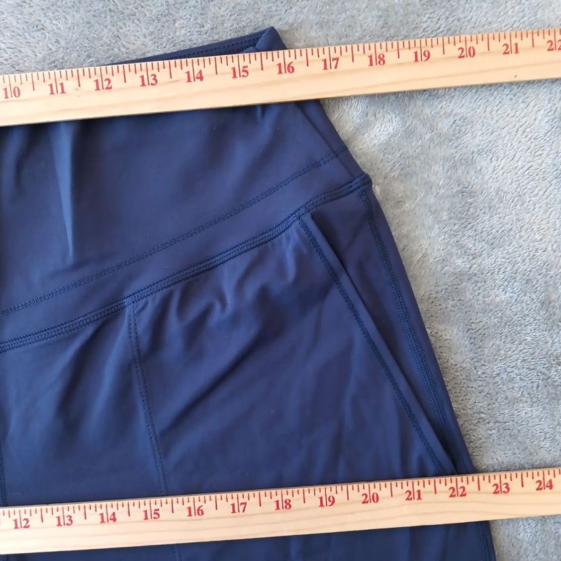 Vintage Halara Womens Pants XL Purple Wide-Leg Pull On Pockets 32x31 Nylon Spandex High Rise Ankle Size 40" / US 18 - 3 Thumbnail
