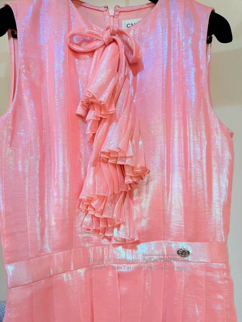 Chanel Chanel Airport Series Barbie Pink Dress Size XS / US 0-2 / IT 36-38 - 3 Thumbnail