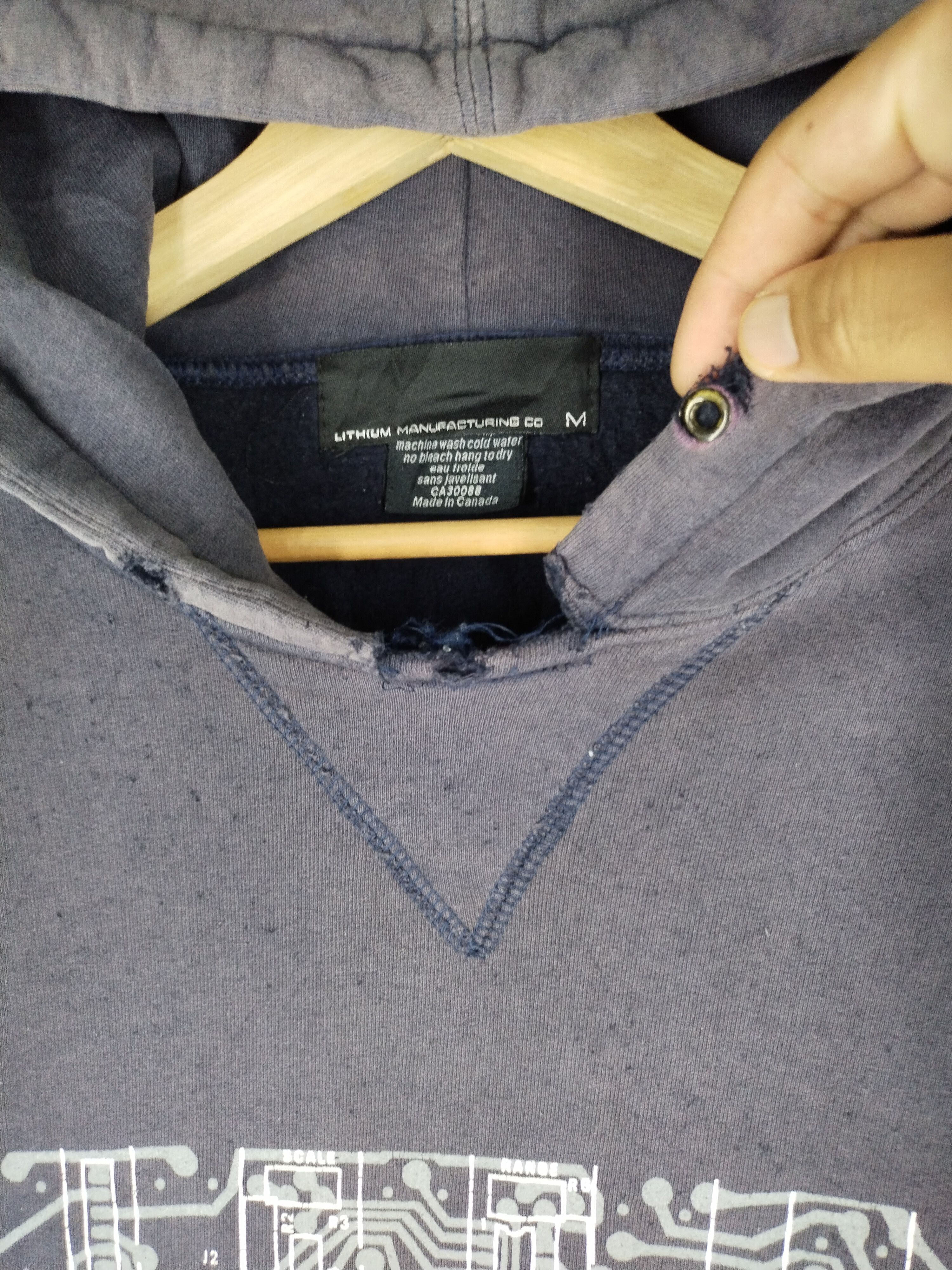 Lithium × Vintage RARE 🔥 Vtg Lithium Manufacturing Co Hoodie Size US M / EU 48-50 / 2 - 13 Thumbnail