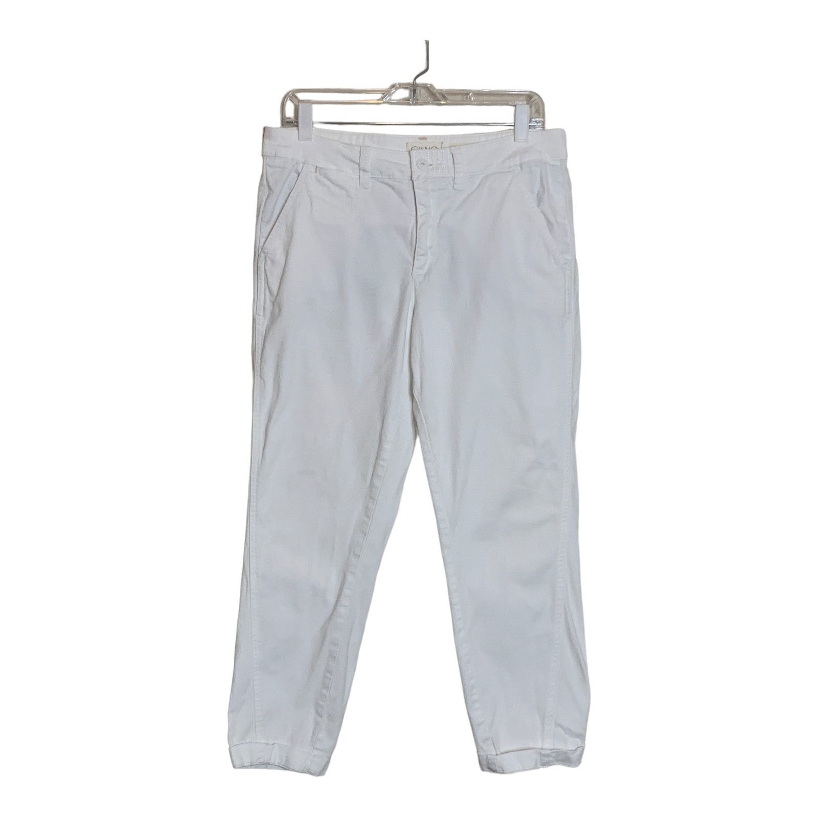 Anthropologie Chino Anthropologie white cotton relaxed jeans size 29 Size 29" - 11 Thumbnail