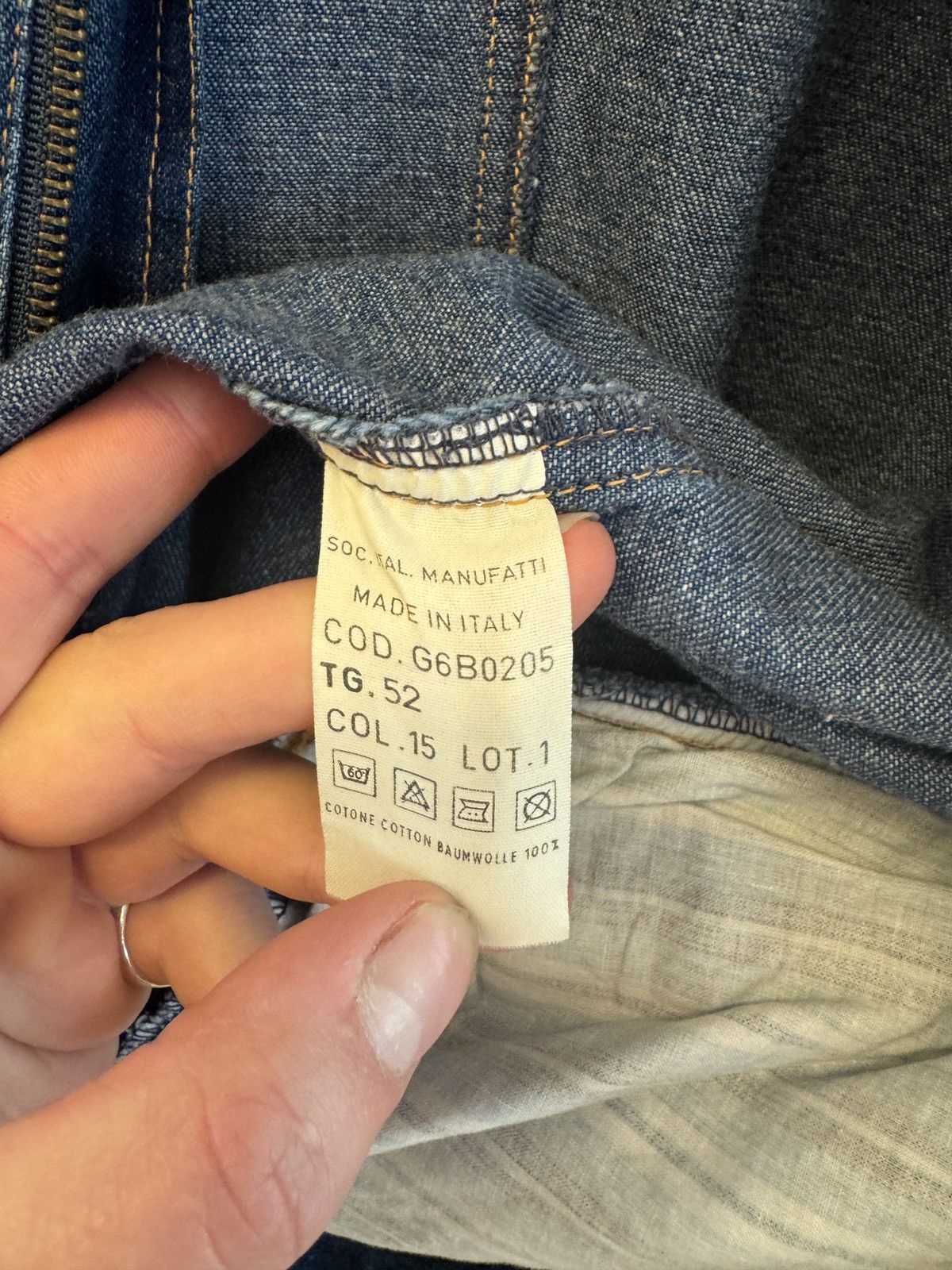 Emporio Armani Emporio Armani denim jeans bomber Size US L / EU 52-54 / 3 - 4 Thumbnail