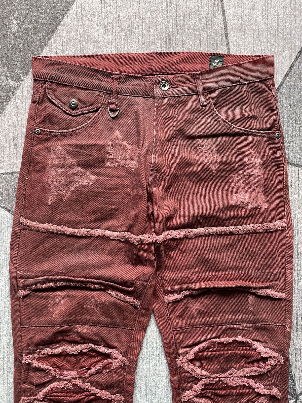 semanticdesign Vintage Semantic Design Distressed Denim Pants Size US 33 - 4 Thumbnail
