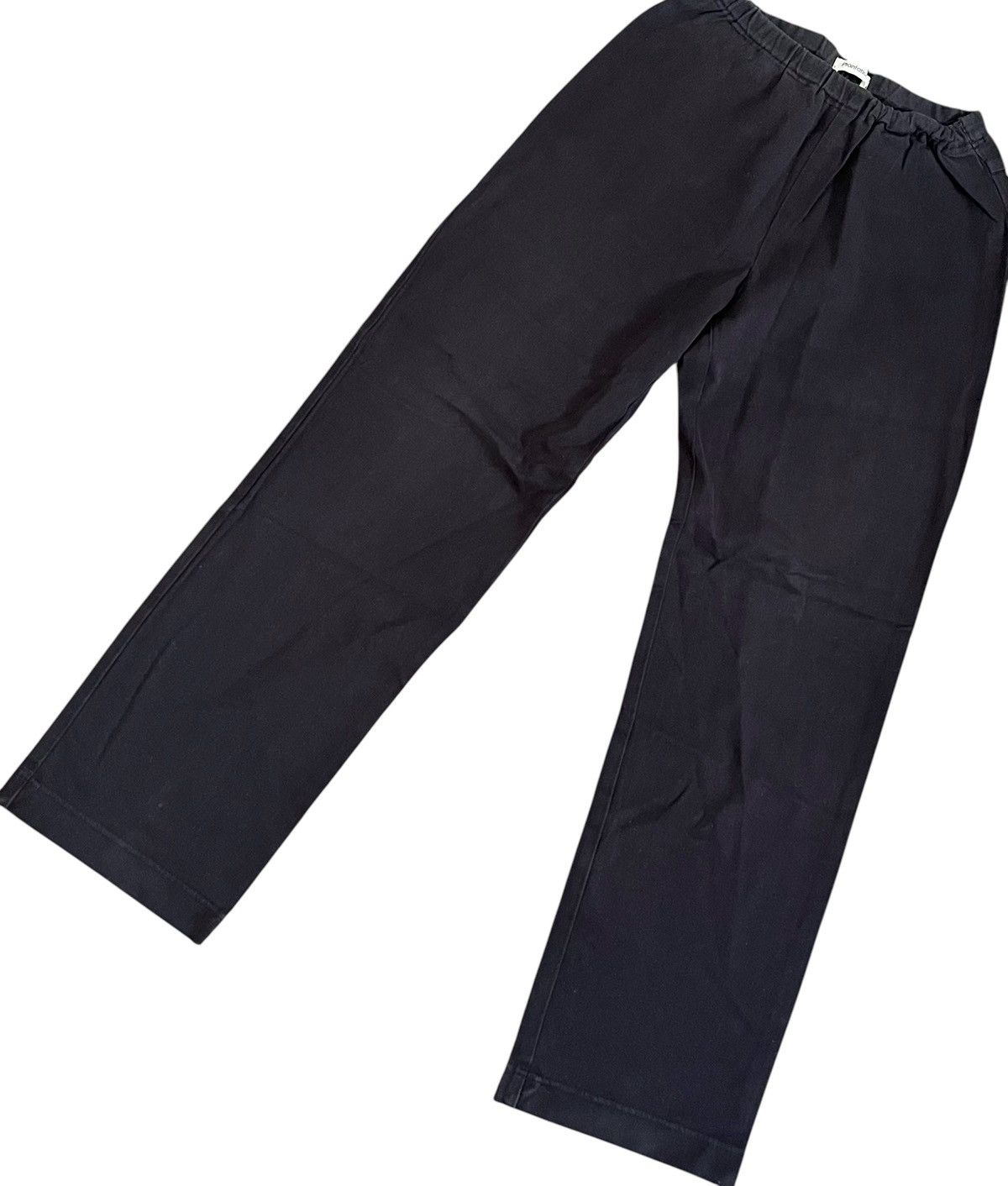 Issey Miyake TAX FREE 🇺🇸 issey miyake plantation faded black trousers Size 22" - 2 Thumbnail