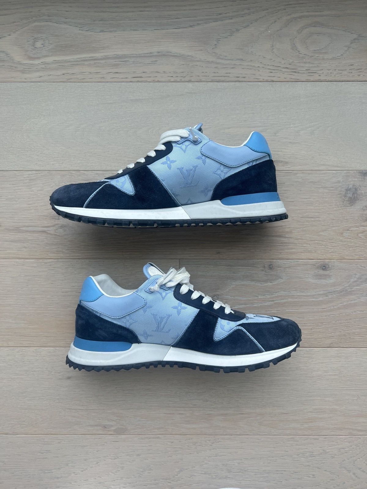 Louis Vuitton Louis Vuitton Run Away Sneaker 'Blue Monogram' Size US 8 / EU 41 - 1 Thumbnail