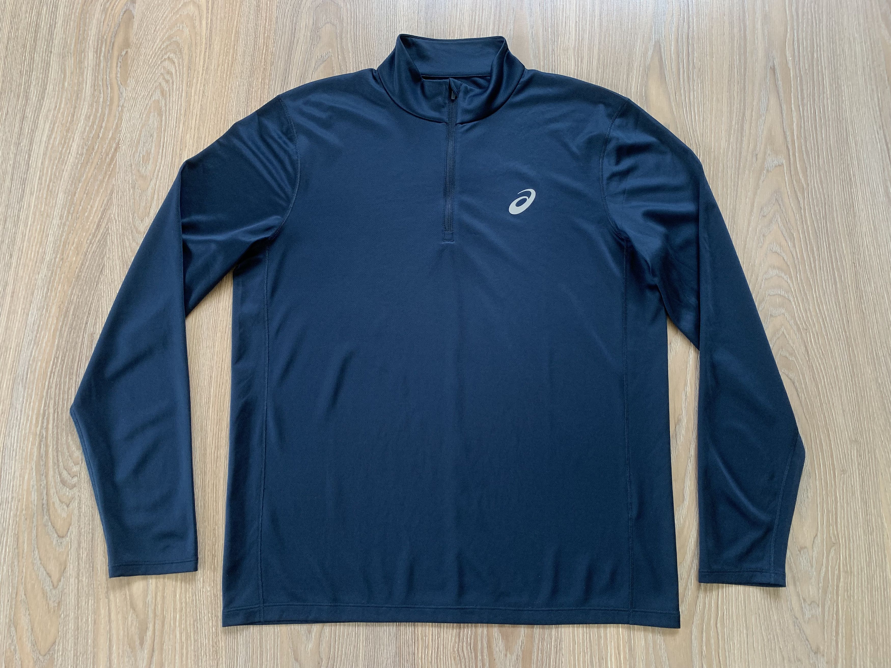 Asics Asics Navy Blue Training Long Sleeve T Shirt Size US L / EU 52-54 / 3 - 2 Thumbnail